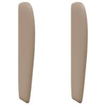 vidaXL Ušný čelník Hnedá 80 x 23 x 6 cm PVC – Obrázok 2