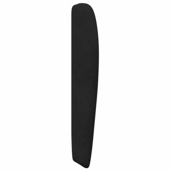vidaXL Ušný čelník Čierna 80 x 23 x 6 cm Zamat – Obrázok 5