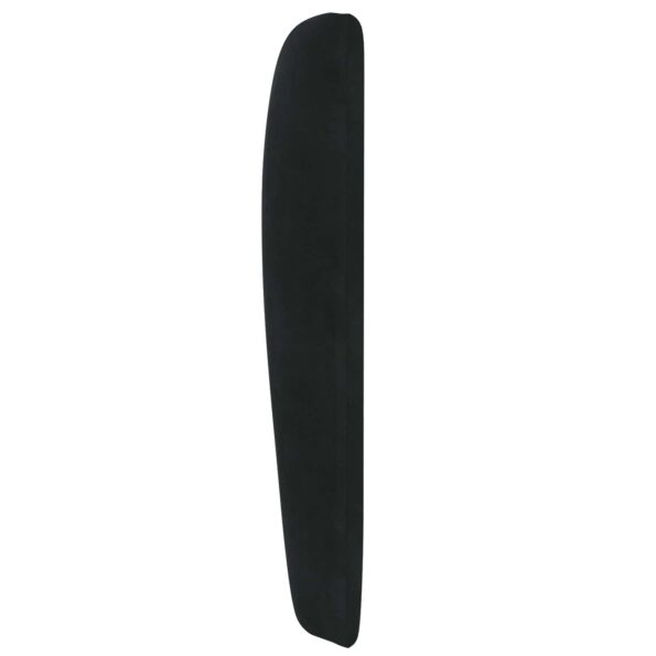 vidaXL Ušný čelník Čierna 80 x 23 x 6 cm Zamat – Obrázok 8