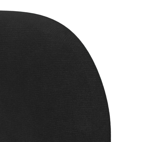 vidaXL Ušný čelník Čierna 80 x 23 x 6 cm Zamat – Obrázok 9