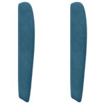 vidaXL Ušný čelník Modrá 80 x 23 x 6 cm Zamat – Obrázok 2