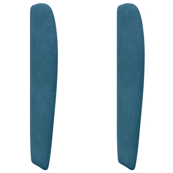 vidaXL Ušný čelník Modrá 80 x 23 x 6 cm Zamat – Obrázok 2