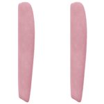 vidaXL Ušný čelník Ružová 80 x 23 x 6 cm Zamat – Obrázok 2