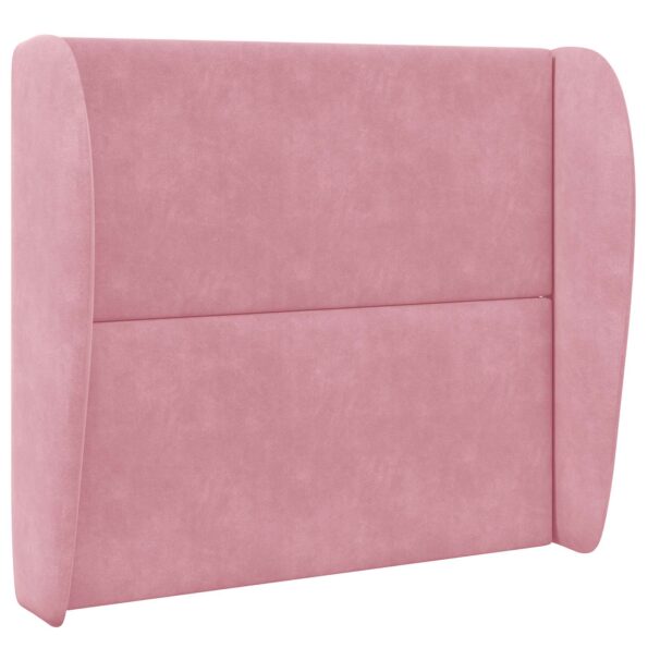 vidaXL Ušný čelník Ružová 80 x 23 x 6 cm Zamat – Obrázok 3