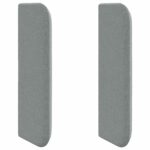 vidaXL Ušný čelník s čelnou doskou Sivá 40,5 x 40,5 x 4 cm látka – Obrázok 2