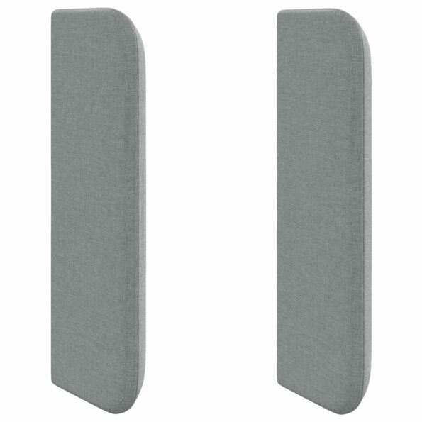 vidaXL Ušný čelník s čelnou doskou Sivá 40,5 x 40,5 x 4 cm látka – Obrázok 2