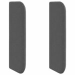 vidaXL Ušný čelník Tmavosivá 40,5 x 40,5 x 4 cm látka – Obrázok 2