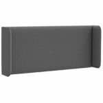 vidaXL Ušný čelník Tmavosivá 40,5 x 40,5 x 4 cm látka – Obrázok 3