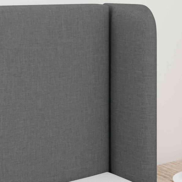 vidaXL Ušný čelník Tmavosivá 40,5 x 40,5 x 4 cm látka – Obrázok 4
