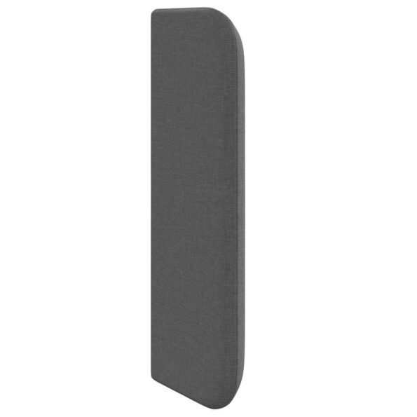 vidaXL Ušný čelník Tmavosivá 40,5 x 40,5 x 4 cm látka – Obrázok 5