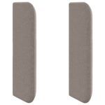 vidaXL Ušný čelník Sivohnedá 40,5 x 40,5 x 4 cm látka – Obrázok 2