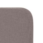 vidaXL Ušný čelník Sivohnedá 40,5 x 40,5 x 4 cm látka – Obrázok 9