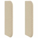 vidaXL Ušný čelník Krémová 40,5 x 40,5 x 4 cm látka – Obrázok 2