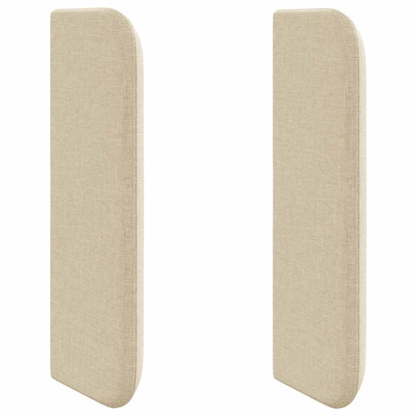 vidaXL Ušný čelník Krémová 40,5 x 40,5 x 4 cm látka – Obrázok 2