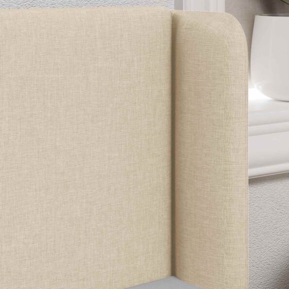 vidaXL Ušný čelník Krémová 40,5 x 40,5 x 4 cm látka – Obrázok 4
