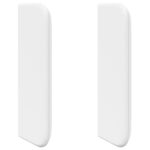 vidaXL Ušný čelník Biela 40,5 x 40,5 x 4 cm PVC – Obrázok 2