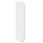 vidaXL Ušný čelník Biela 40,5 x 40,5 x 4 cm PVC – Obrázok 5