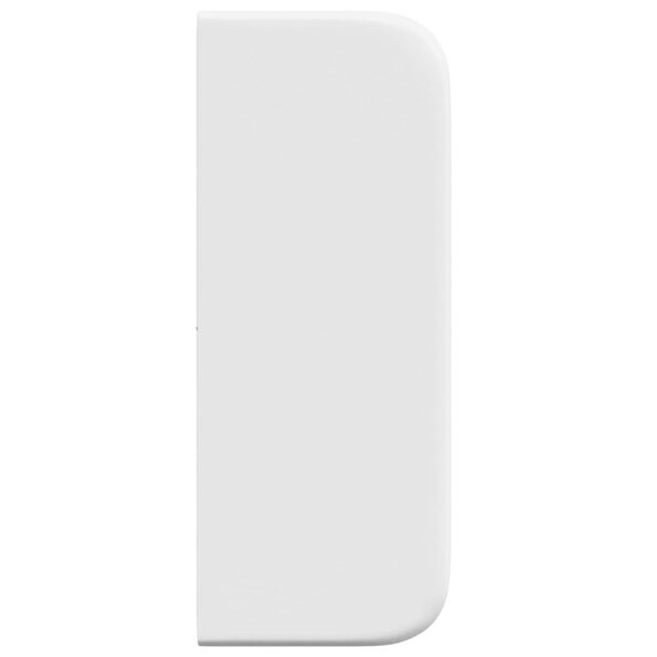vidaXL Ušný čelník Biela 40,5 x 40,5 x 4 cm PVC – Obrázok 7