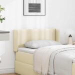 vidaXL Ušný čelník Krémová 40,5 x 40,5 x 4 cm PVC