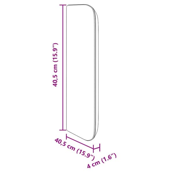 vidaXL Ušný čelník Krémová 40,5 x 40,5 x 4 cm PVC – Obrázok 11