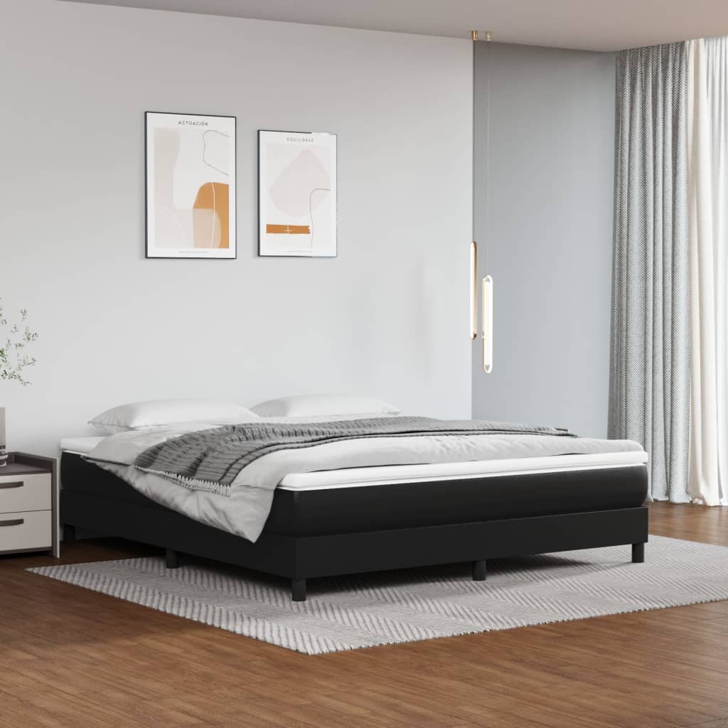 347881_1.jpg vidaXL Matrac s taštičkovými pružinami stredná tvrdosť čierny 152x203x20cm veľkosť Queen – Obrázok 1