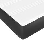 vidaXL Matrac s taštičkovými pružinami stredná tvrdosť čierny 152x203x20cm veľkosť Queen – Obrázok 5