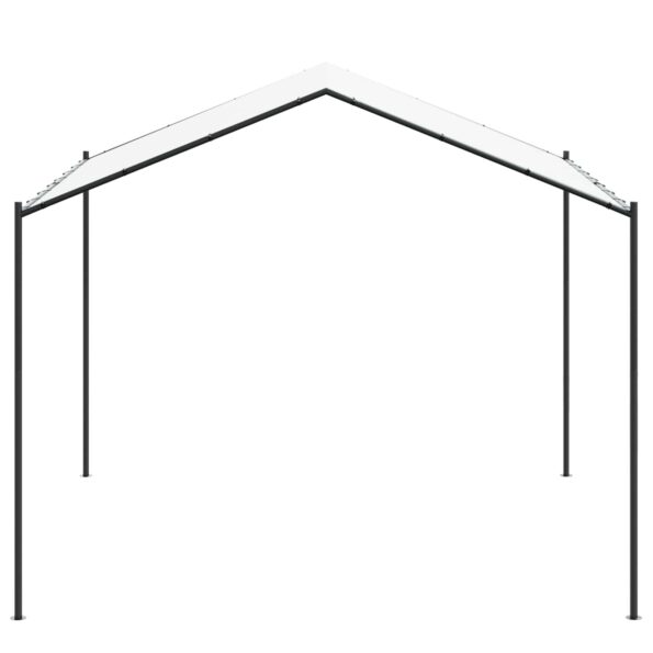 vidaXL Altánok 4 x 4 x 2,6 m Biely Oceľ a polyester 180 gsm – Obrázok 3