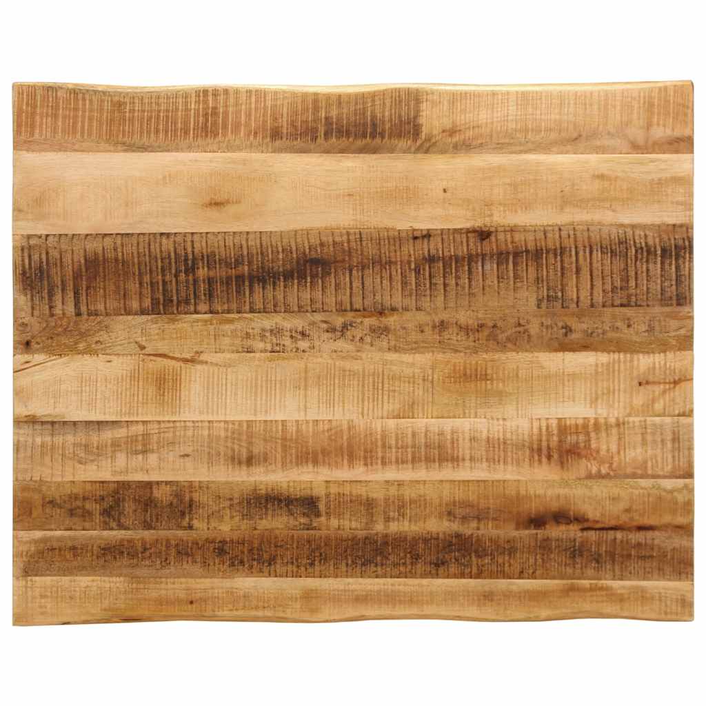 370700_1.jpg vidaXL Stolová doska s ostrým okrajom 100x80x3,8 cm masívne drevo, surové mango – Obrázok 1
