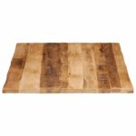 vidaXL Stolová doska s ostrým okrajom 100x80x3,8 cm masívne drevo, surové mango – Obrázok 4