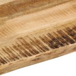 vidaXL Stolová doska s ostrým okrajom 100x80x3,8 cm masívne drevo, surové mango – Obrázok 7