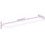 vidaXL Stolová doska 140x20x3,8 cm obdĺžniková masívna akácia – Obrázok 9