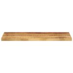 vidaXL Stolová doska 70x40x2,5 cm obdĺžniková, masívne drevo, surové mango – Obrázok 3