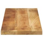 vidaXL Stolová doska 70x40x2,5 cm obdĺžniková, masívne drevo, surové mango – Obrázok 4