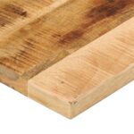 vidaXL Stolová doska 70x40x2,5 cm obdĺžniková, masívne drevo, surové mango – Obrázok 6