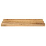 vidaXL Stolová doska 50x20x3,8 cm obdĺžniková, masívne drevo, surové mango – Obrázok 3