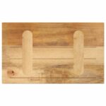 vidaXL Stolová doska 60x20x3,8 cm obdĺžniková, masívne drevo, surové mango – Obrázok 5