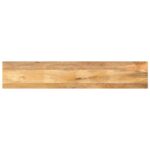 vidaXL Stolová doska 160x20x3,8 cm obdĺžniková masívna mangová farba