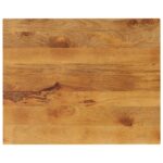 vidaXL Stolová doska 90x80x2,5 cm obdĺžniková masívna mangová farba