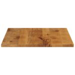 vidaXL Stolová doska 90x80x2,5 cm obdĺžniková masívna mangová farba – Obrázok 4