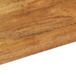 vidaXL Stolová doska 90x80x2,5 cm obdĺžniková masívna mangová farba – Obrázok 7