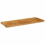 vidaXL Stolová doska 70x20x3,8 cm obdĺžniková masívna mangová farba – Obrázok 2