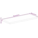 vidaXL Stolová doska 70x20x3,8 cm obdĺžniková masívna mangová farba – Obrázok 9