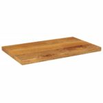 vidaXL Stolová doska 60x30x3,8 cm obdĺžniková masívna mangová farba – Obrázok 2