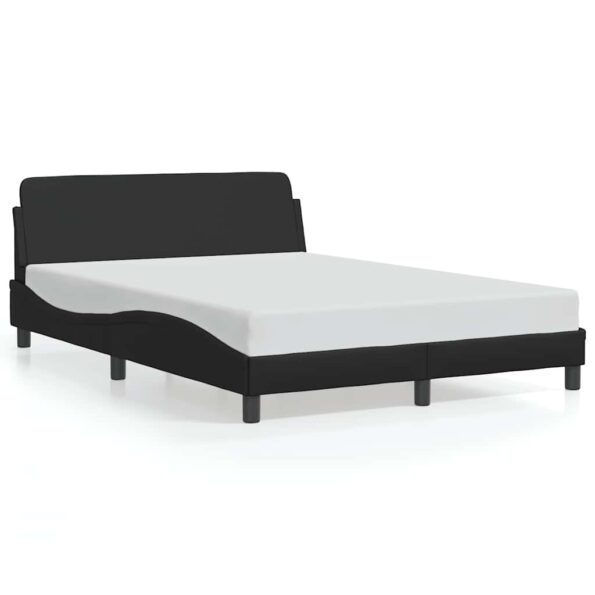 vidaXL Rám postele Dover čierny 137x190 cm umelá koža – Obrázok 2