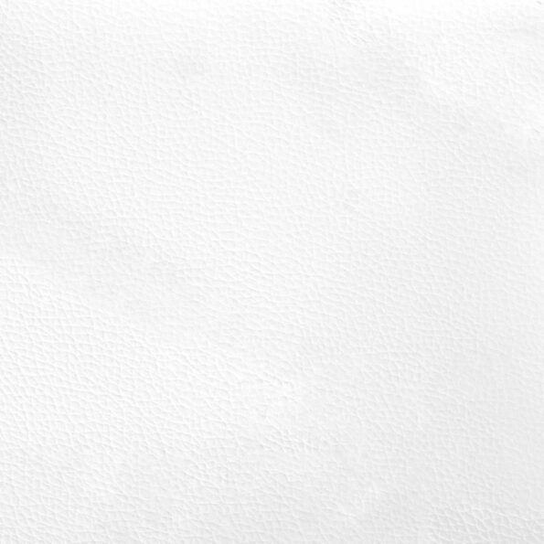 vidaXL Rám postele Dover biely 137x190 cm umelá koža – Obrázok 8
