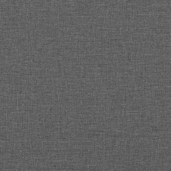 vidaXL Rám postele Dover tmavosivý 152x203 cm látka – Obrázok 8