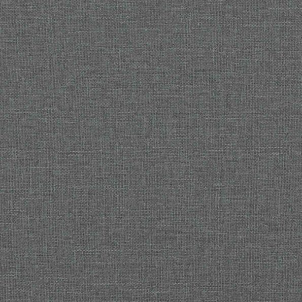 vidaXL Rám postele Dover tmavosivý 135x190 cm látkový – Obrázok 8