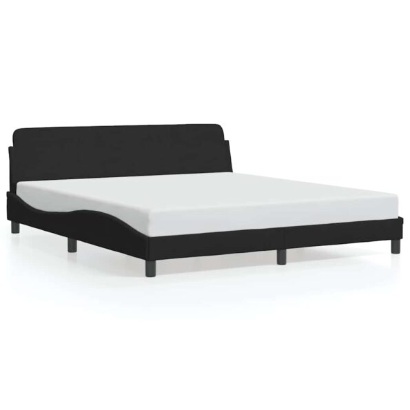 vidaXL Rám postele Dover čierny 180x200 cm zamatový – Obrázok 2