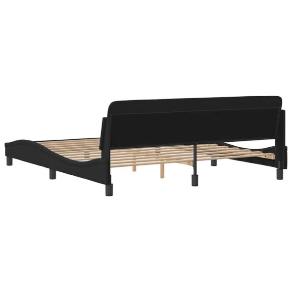 vidaXL Rám postele Dover čierny 180x200 cm zamatový – Obrázok 6