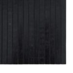 vidaXL Koberec obdĺžnikový čierny 60x200 cm bambusový – Obrázok 6